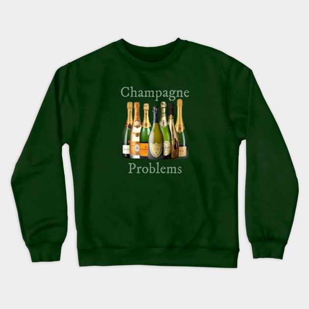 Champagne Problems Crewneck Sweatshirt by Tomorrowland Arcade